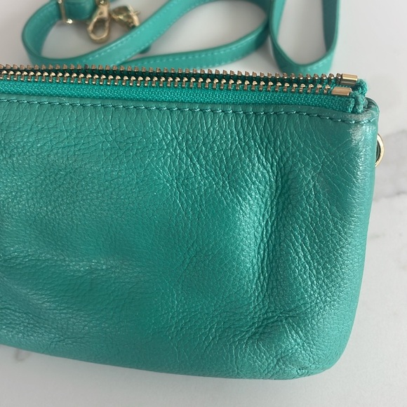 Tory Burch Small Leather Crossbody Purse Wallet - Picture 2 of 7